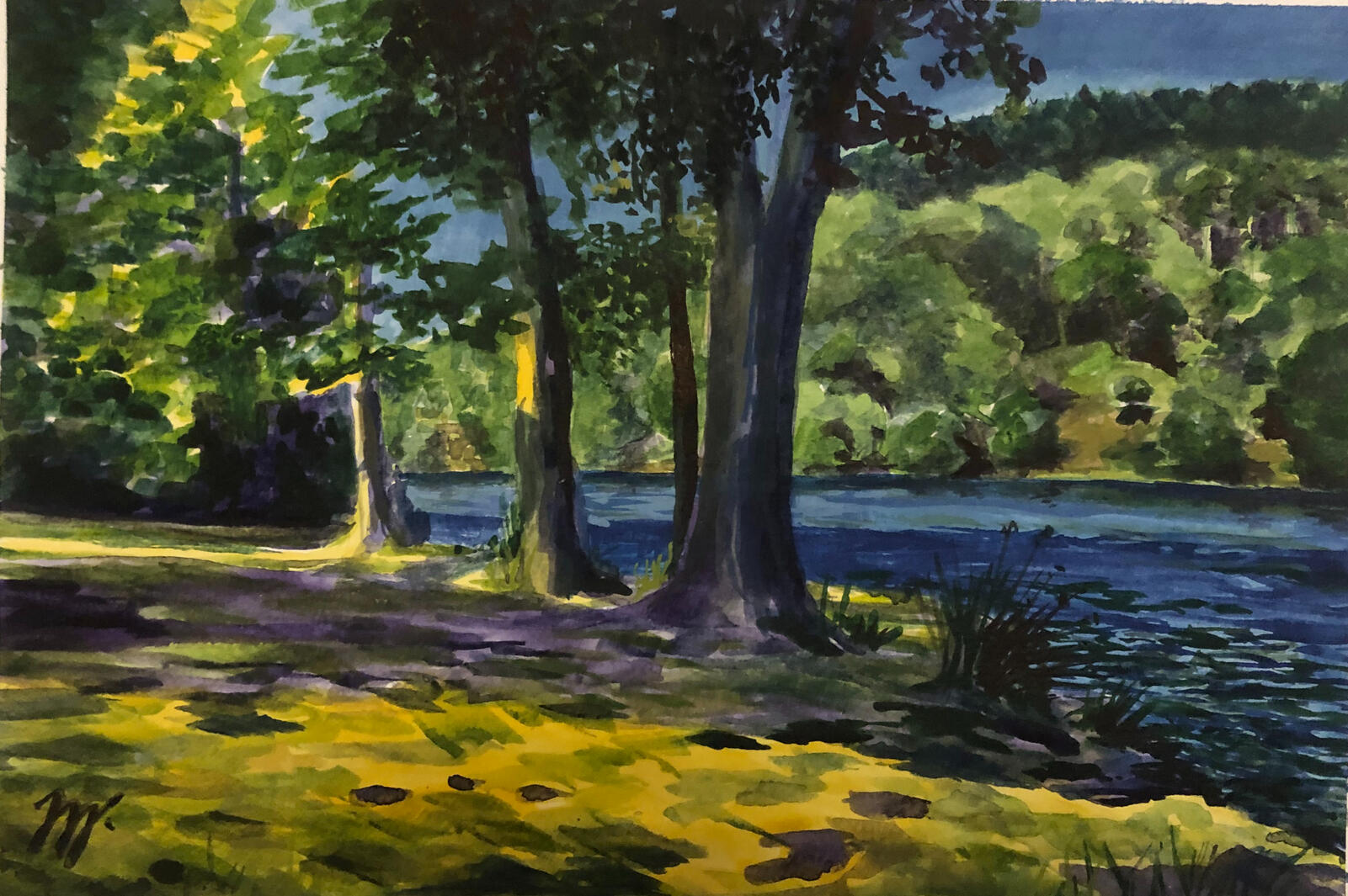 U vody, 17,5x26,5cm cm, 2025, 3 600,-kč