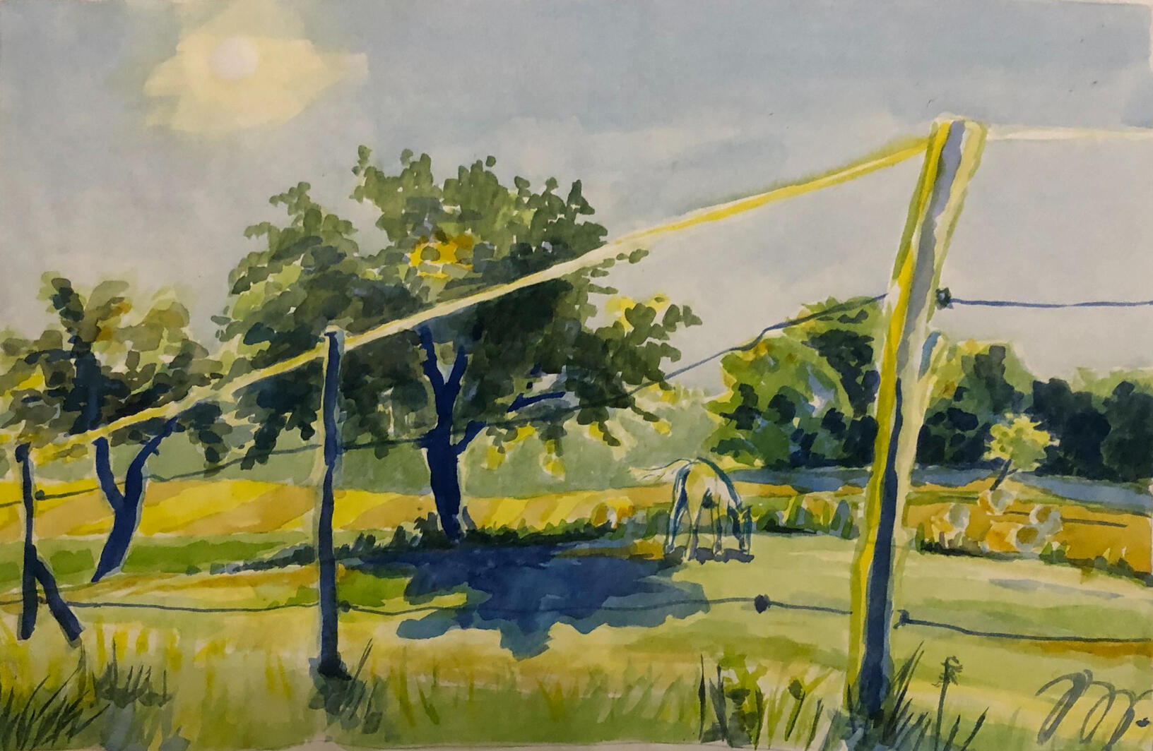 Leté,akvarel,46,5x30,5cm,2024